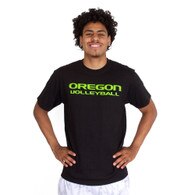 Oregon word-mark, Volleyball, McKenzie SewOn, T-Shirt